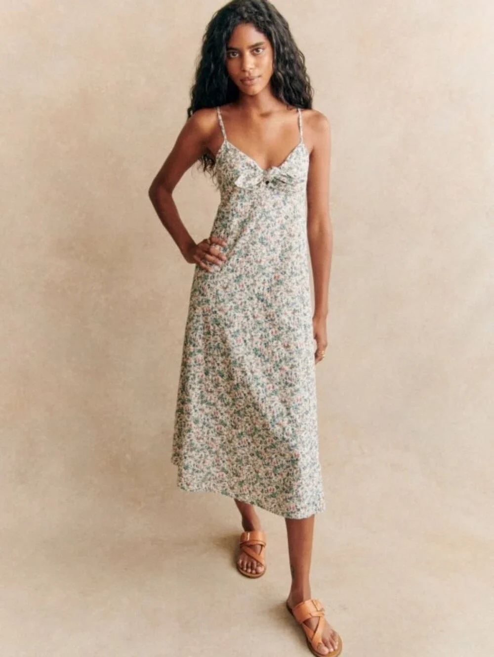 Sezane printed broderie